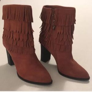 Catherine Malandrino Domenica Fringe Ankle Boot